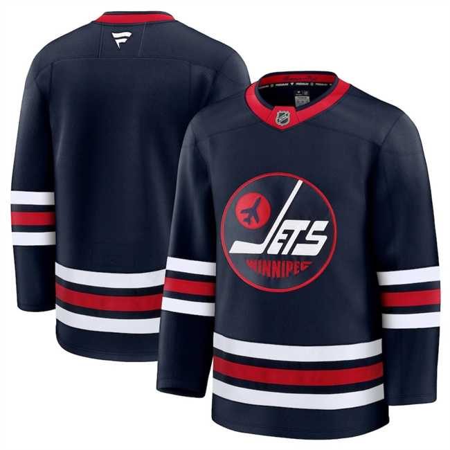 Mens Winnipeg Jets Navy 2024-25 Alternate Stitched Hockey Jersey Dzhi->winnipeg jets->NHL Jersey